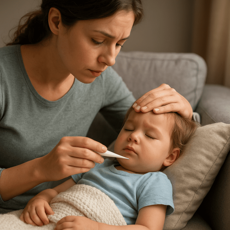 Jak w naturalny sposób obniżyć gorączkę u dziecka