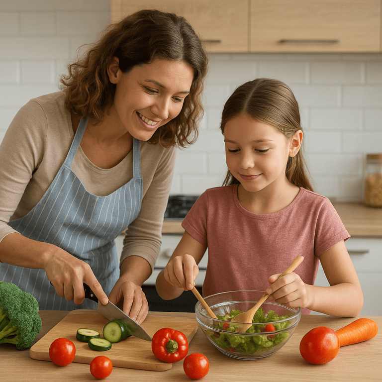 Proste sposoby na wspólne gotowanie i naukę zdrowych wyborów
