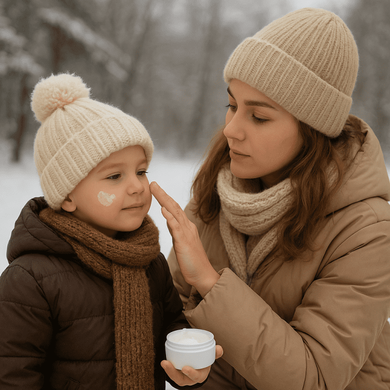 Jak dbać o zdrowie skóry dziecka zimą